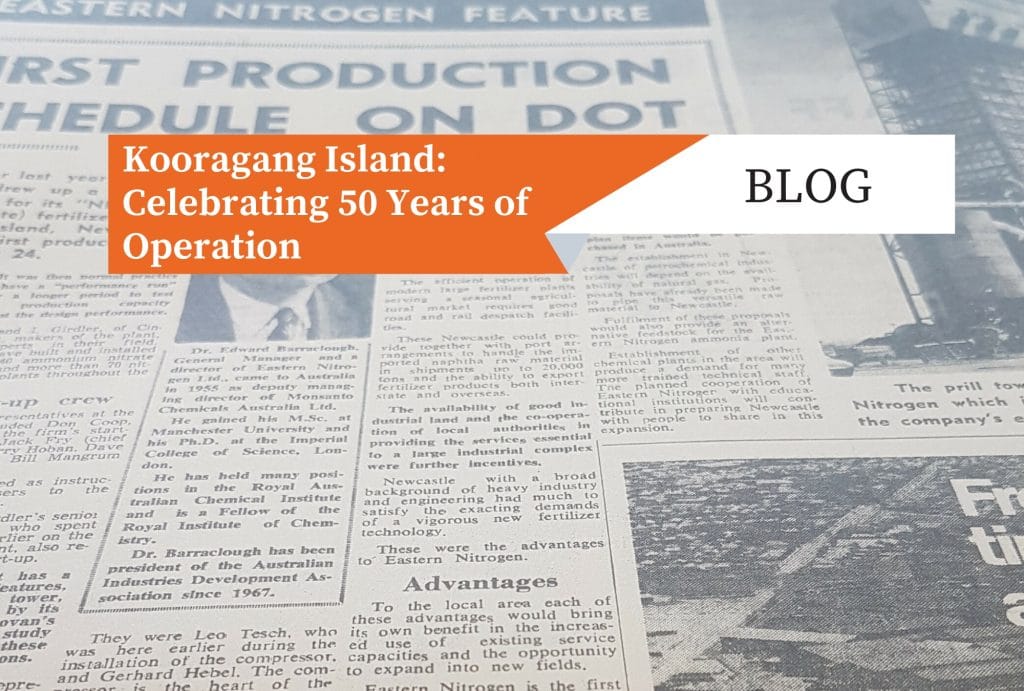 kooragang island 50 years