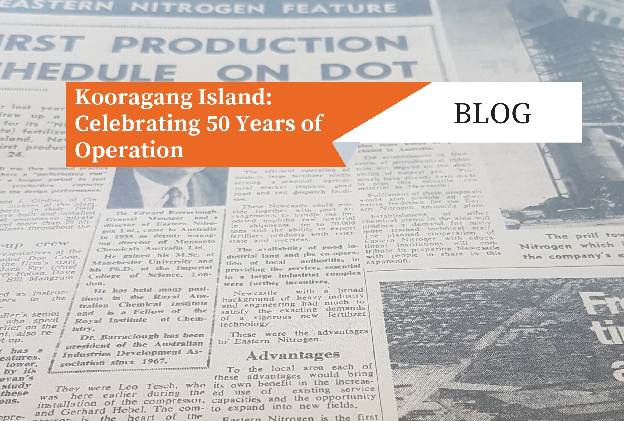 Read more about the article Kooragang Island: Celebrating 50 Years of Operation