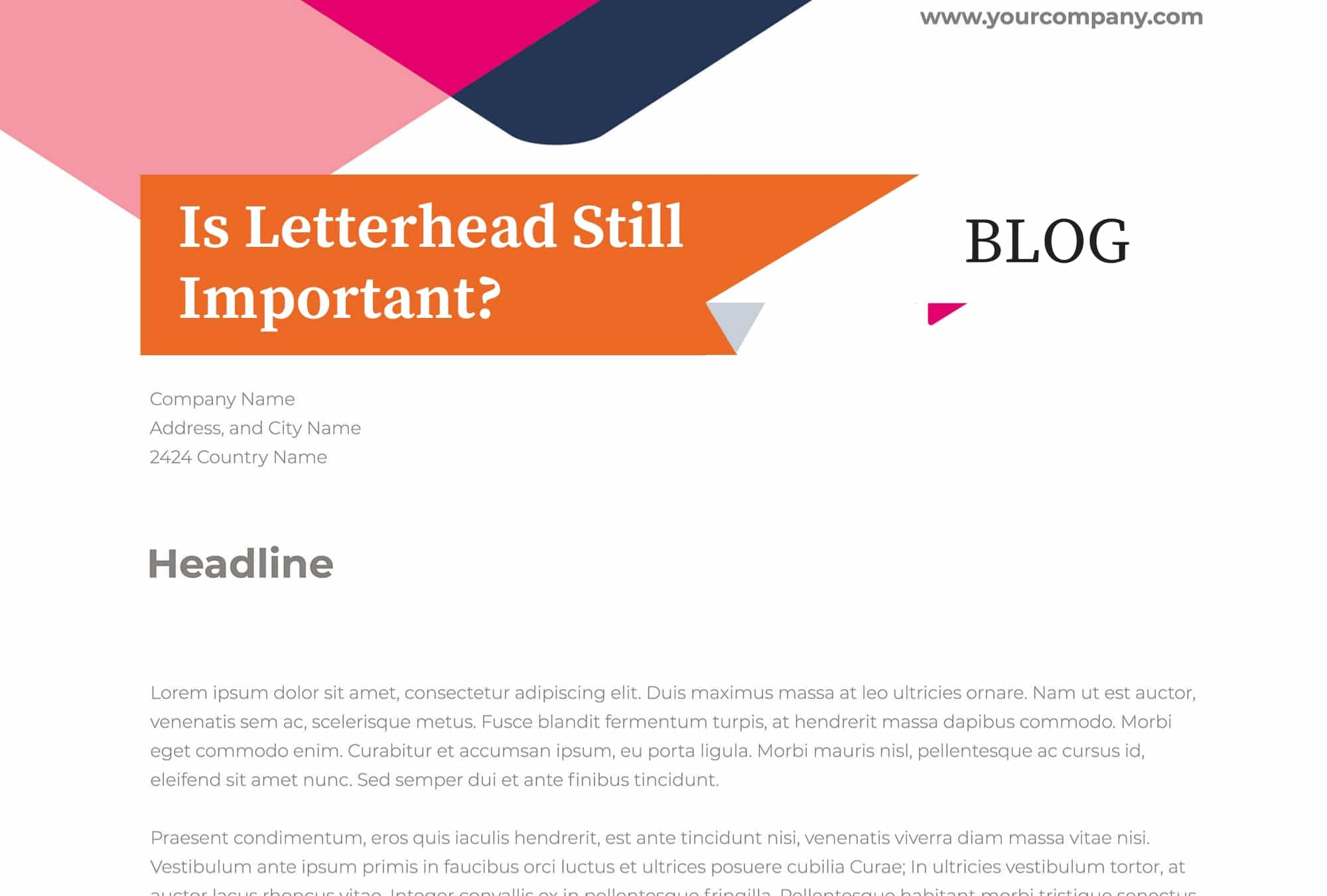 Read more about the article Is Letterhead Still Important?