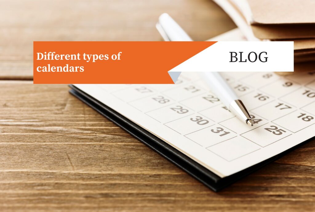 Different types of calendars
